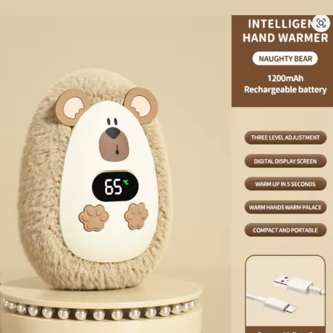 Cozy Plush Hand Warmer – Rechargeable