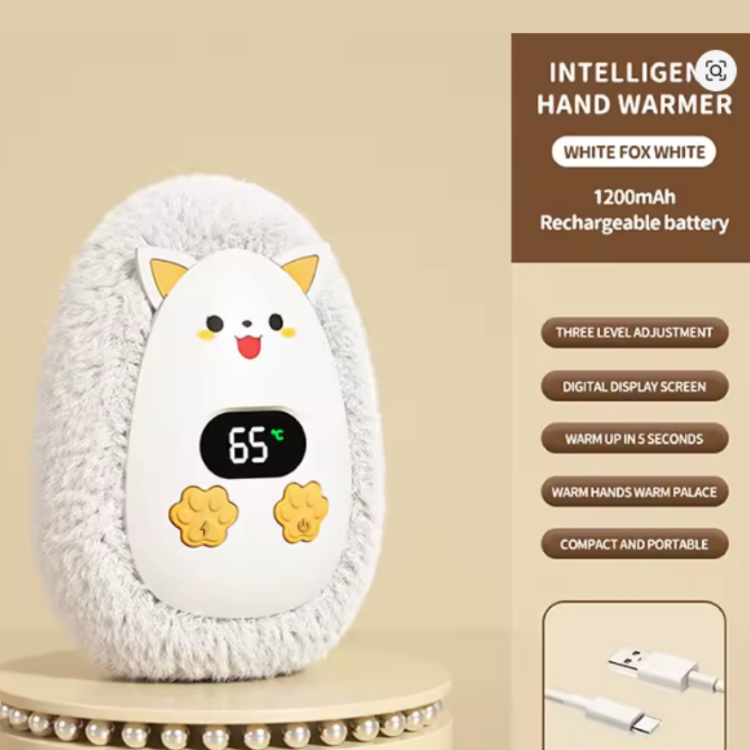 Cozy Plush Hand Warmer – Rechargeable